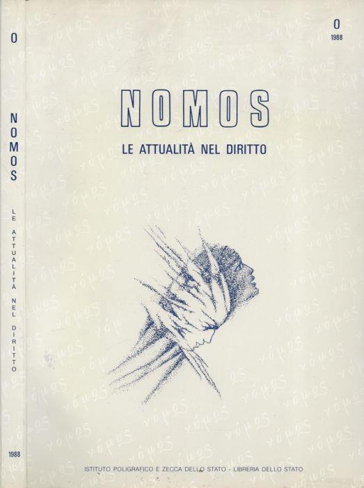Nomos. Le attualità nel diritto - copertina