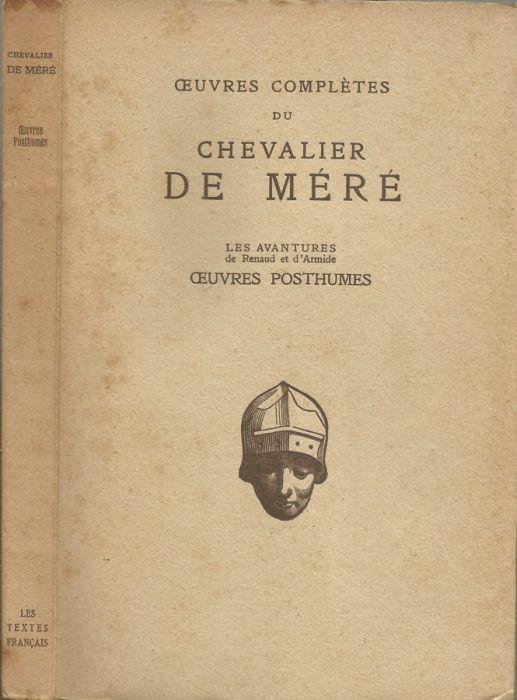 Ouvres posthumes - Jean Charles - copertina