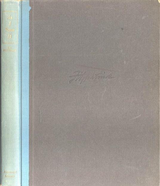 As i saw it - copertina