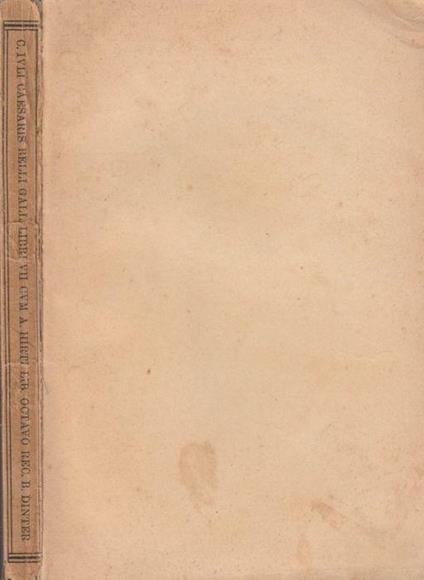 Belli gallici libri VII - copertina