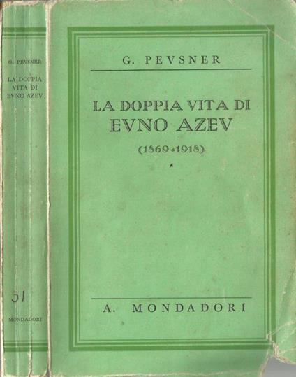 La doppia vita di Evno Azev - G. Pevsner - copertina