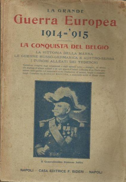 La Grande Guerra Europea 1914-1915 - copertina