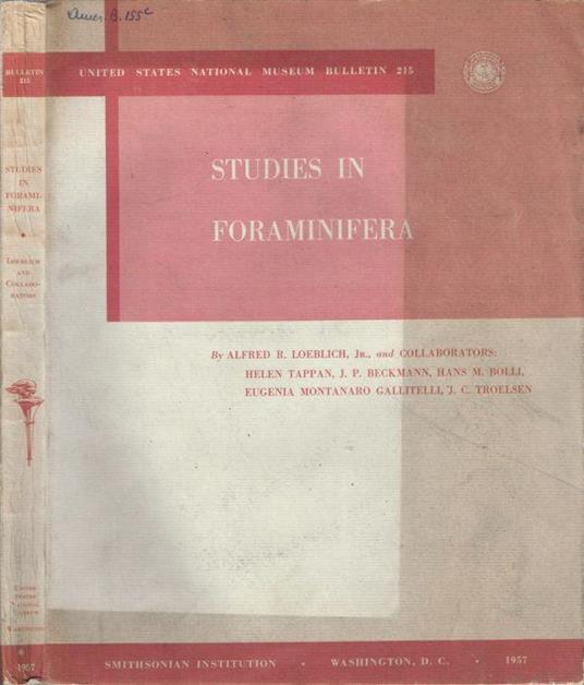 Studies in foraminifera - copertina