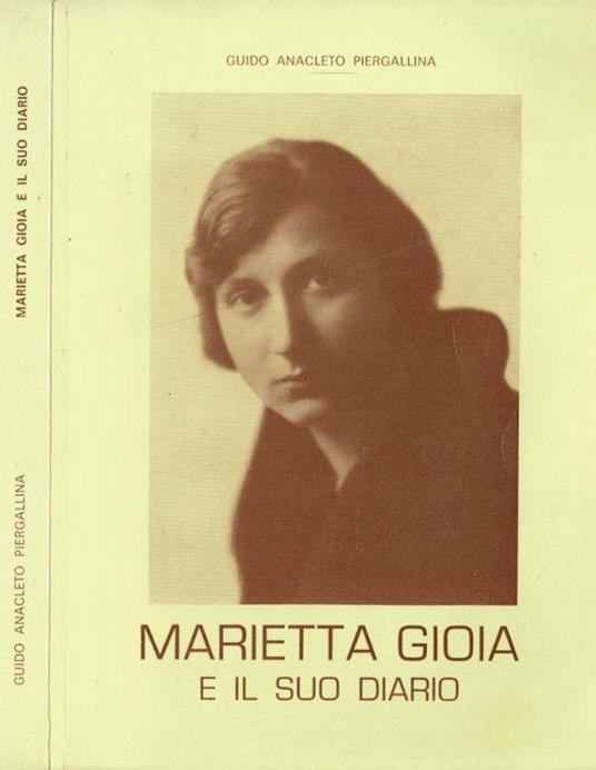 Marietta Gioia e il suo diario - copertina