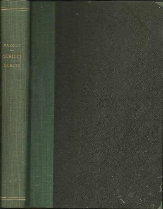 Scritti Scelti - Giuseppe Mazzini - copertina