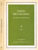 Terzo programma. Quaderni trimestrali, n.2, anno 1965