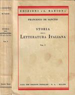 Storia della letteratura italiana Vol. I
