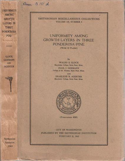 Uniformity among growth layers in three ponderosa pine - copertina
