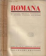 Romana anno 1939 N. 1, 2, 3, 4, 5-6