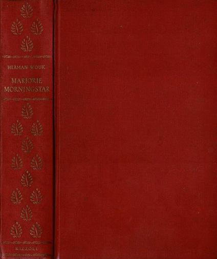 Marjorie Morningstar. Ragazza del nostro tempo - Herman Wouk - copertina