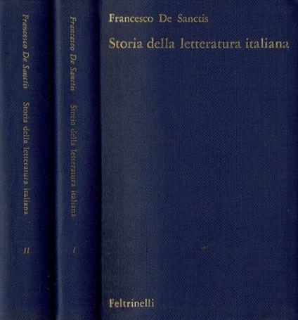 Storia della Letteratura Italiana - Francesco De Sanctis - copertina