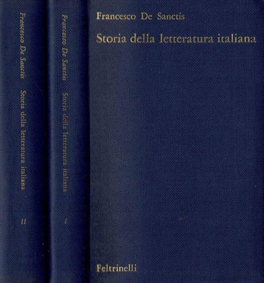 Storia della Letteratura Italiana - Francesco De Sanctis - copertina