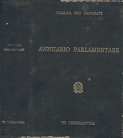 Annuario parlamentare - copertina