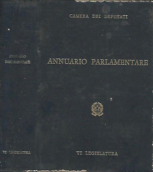 Annuario parlamentare - copertina