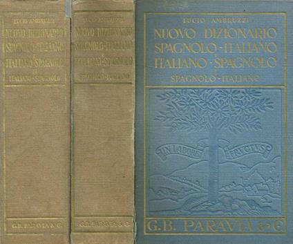 Nuovo dizionario spagnolo-italiano e italiano-spagnolo 2voll - Lucio Ambruzzi - copertina