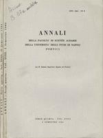 Annali della Facoltà di Scienze Agrarie della Università degli Studi di Napoli Portici