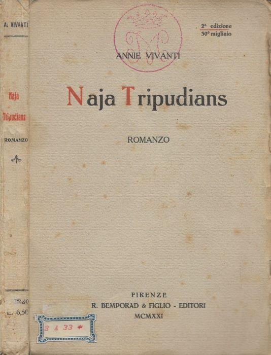 Naja Tripudians - Annie Vivanti - copertina