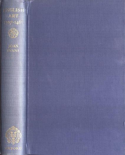 English art - Joan Evans - copertina