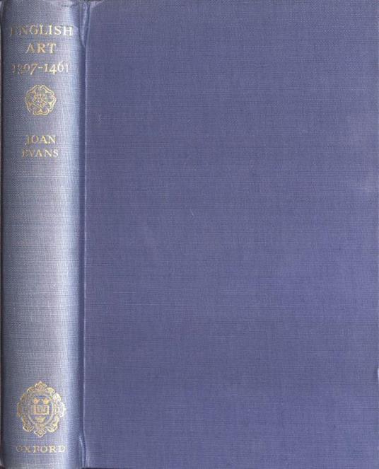 English art - Joan Evans - copertina