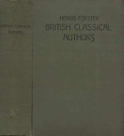British Classical Authors - Ludwig Herrig - copertina