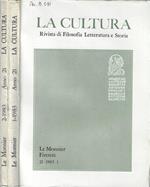 La cultura anno 1983 N. 1, 2