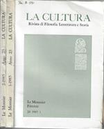 La cultura anno 1985 N. 1, 2