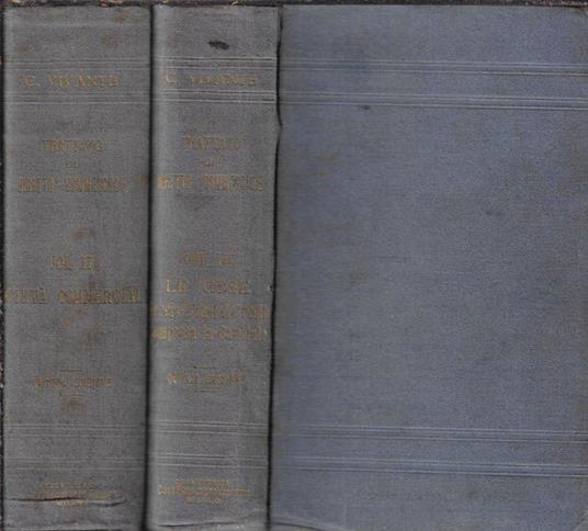 Trattato di diritto commerciale Vol. II-III - Cesare Vivante - copertina