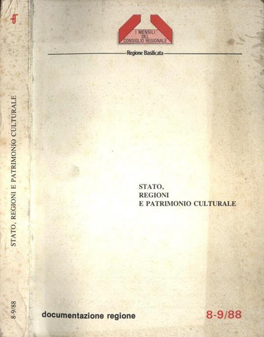 Documentazione regione n. 8 - 9 - copertina