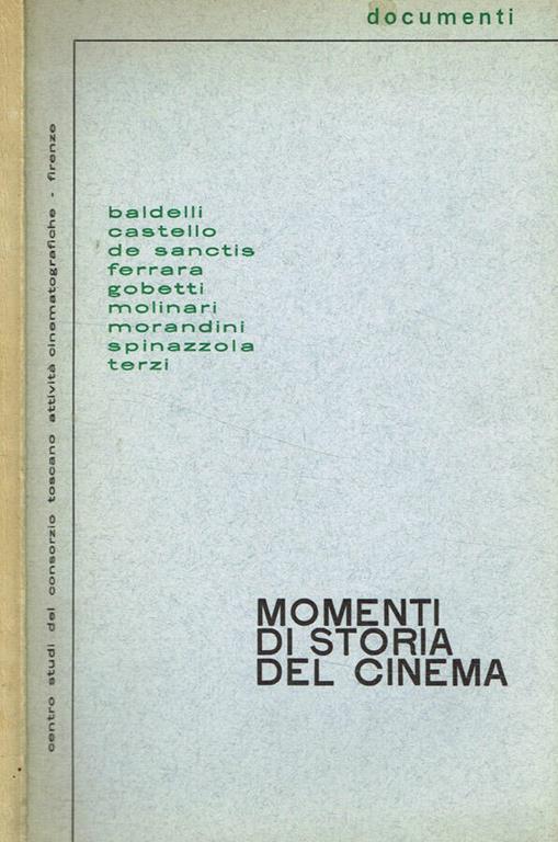 Momenti di storia del cinema - copertina