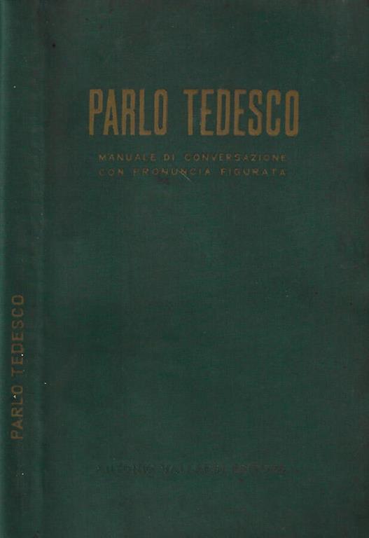 Parlo Tedesco - Horst Rudiger - copertina