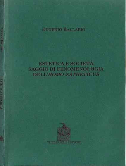 Estetica e società - Eugenio Ballabio - copertina