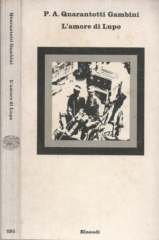 L' amore di Lupo - Pier Antonio Quarantotti Gambini - copertina