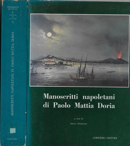 Manoscritti napoletani di Paolo Mattia Doria Vol. III - copertina