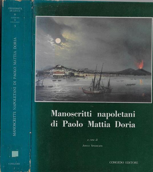 Manoscritti napoletani di Paolo Mattia Doria Vol. III - copertina