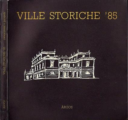 Ville storiche '85 - copertina