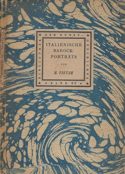 Italienische Barock Portrats - Hans Tietze - copertina