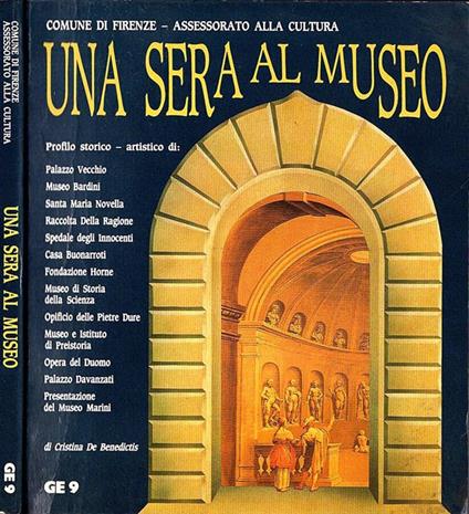 Una sera al museo - Cristina De Benedictis - copertina