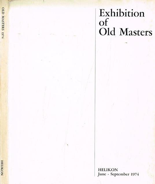 Exhibition of old masters - Gilberto Algranti - copertina