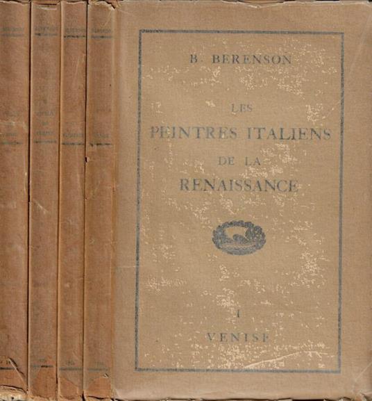 Les peintres italiens de la Renaissance - Bernard Berenson - copertina