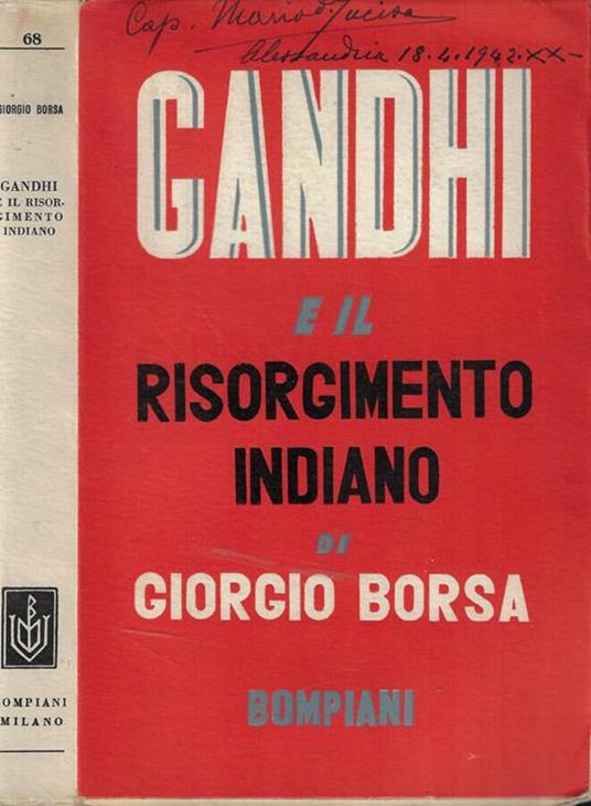 Gandhi e il risorgimento indiano - Giorgio Borsa - copertina