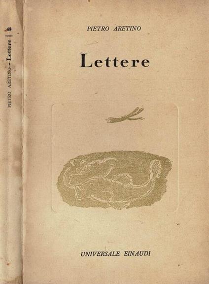 Lettere - Pietro Aretino - copertina