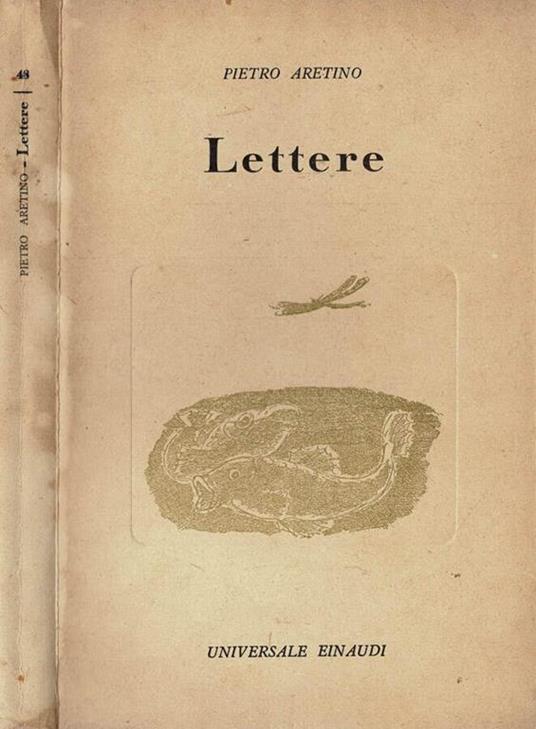 Lettere - Pietro Aretino - copertina