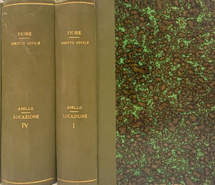 Trattato della locazione. Vol. I e Vol. IV - Luigi Abello - copertina