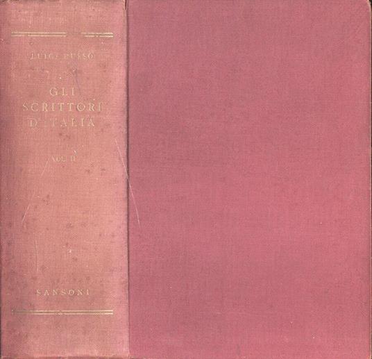 Gli scrittori d' Italia Vol. II - Luigi Russo - copertina