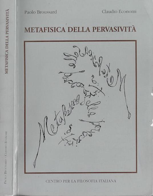 Metafisica della pervasività - Paolo Broussard - copertina