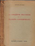 La concezione dell'essere nella filosofia contemporanea