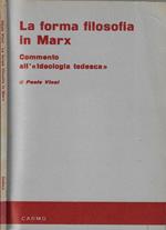 La forma filosofia in Marx