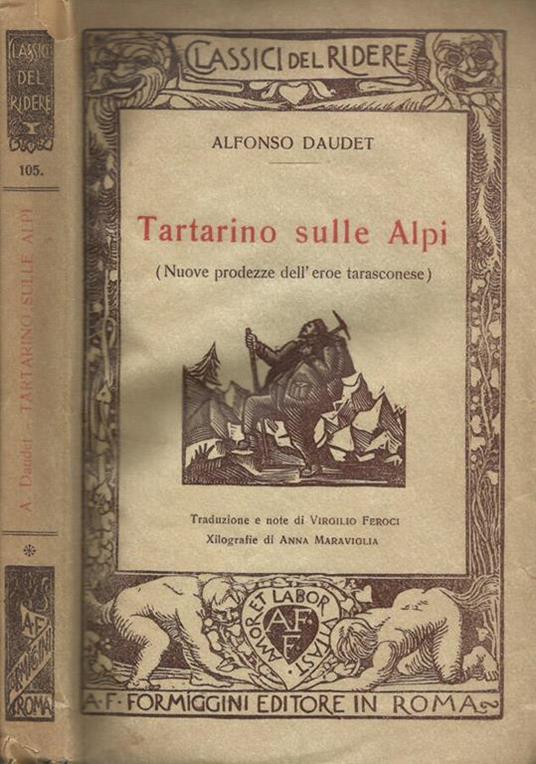 Tartarino sulle Alpi - Alphonse Daudet - copertina