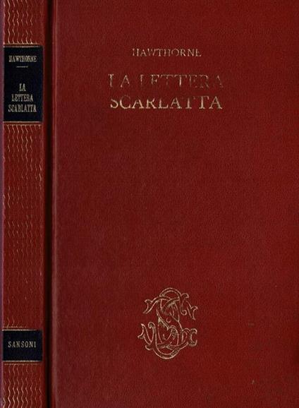 La lettera scarlatta - Nathaniel Hawthorne - copertina