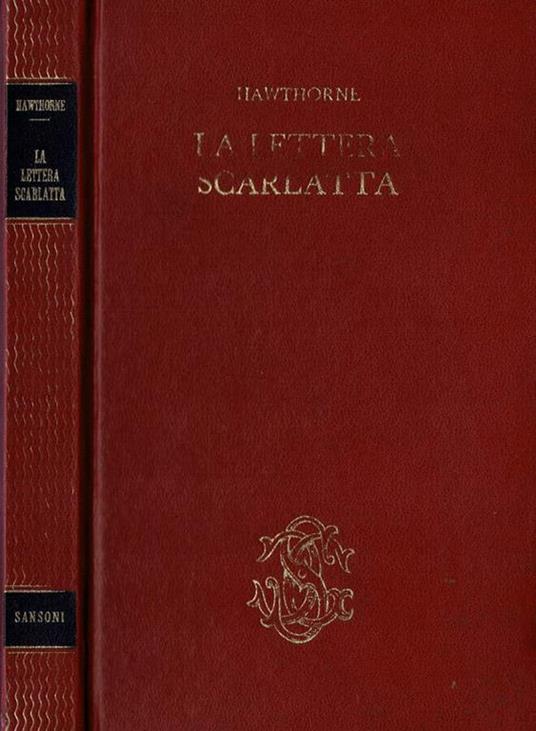 La lettera scarlatta - Nathaniel Hawthorne - copertina